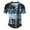 40Blue188, variant on WERYOUNG Mens T-Shirts Summer Color Block Retro Tees Short Sleeve Button Down Casual Tees Comfortable Tops L