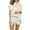 Khaki, variant on Uaswgudfs Womens Pajamas Sets 2 Piece Bow print Short Sleeve and Shorts Pj Sets Button Up Sleepwear