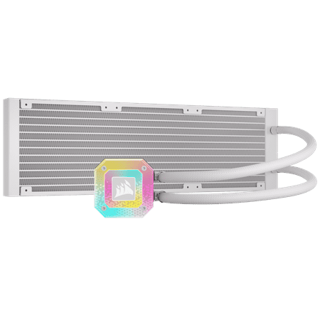 CORSAIR - iCUE H150i ELITE CAPELLIX XT Liquid CPU Cooler with RGB Lighting - White