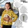 thumbnail image 6 of Pzuqiu Sunflower Horse Hooded Sweatshirts for Boys 10-11 Personalized Warm Fall Outfits Fashion Clothing Lightness Long Sleeve Soft Hoodies Kids Fall Winter Clothes for Daily Life, 6 of 7