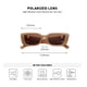 thumbnail image 2 of Gafas de sol europeas y americanas con protección solar para viajes, hechas de PC, metal, 2 of 5