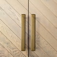 thumbnail image 3 of Goo-Ki 5'' Hole Center Champagne Bronze Cabinet Pulls with Backplate, Vintage Drawer Handles Closet Classic Retro Kitchen Hardware for Bedroom, 2 Pack, 3 of 7