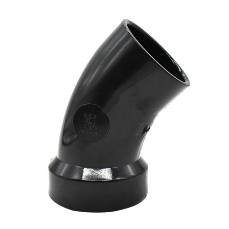 Thrifco Plumbing 6792404 92404 4 Inch ABS 1/8 Bend Street Elbow