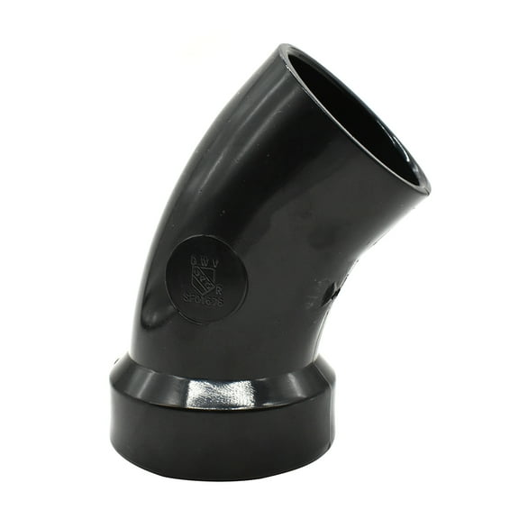 Thrifco Plumbing 6792404 92404 4 Inch ABS 1/8 Bend Street Elbow