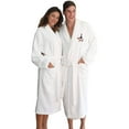 thumbnail image 3 of Authentic Hotel and Spa  100% Turkish Cotton Unisex Terry Bath Robe with Halloween Gnomes Embroidery L/XL - Grey, 3 of 4