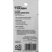 Hyper Tough Spring Doorstop, Satin Nickel, 2 Pack