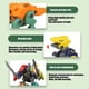 thumbnail image 4 of Juguetes de piscina, juguetes para bebés, juguetes para niños pequeños, juego de dinosaurios desmontable cinco en uno para armar y desmontar., 4 of 6