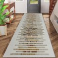 thumbnail image 2 of 2x6 FT Kitchen Runner Rugs Non Skid Washable, Faux Wool Rug Runners for Hallways Bathroom Carpet Runner, Soft Indoor Modern Floor Rug for Entryway Laundry Room, 2 of 11