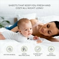 thumbnail image 6 of 100% Cotton Odor-Neutralizing Antimicrobial Sheet Set, King Blush by Wholistic, 6 of 8
