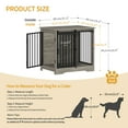 thumbnail image 7 of 27.2"Dog Crate Furniture with Barn Door,Wooden Pet Cage End Table for Small Medium Dogs up to 22 lb, 7 of 7