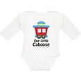 thumbnail image 3 of Inktastic Train Our Little Caboose New Baby Boys or Girls Long Sleeve Baby Bodysuit, 3 of 5