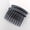Black, variant on 2pcs 2.95inch 17-tooth Plastic Hair Comb in Bag