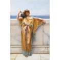 thumbnail image 2 of John William Godward 11x14 Black Ornate Wood Framed Double Matted Museum Art Print Titled: Crymene (1892), 2 of 5