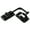Black, variant on JR Products 10625 Plastic 90° T-Style Door Holder - Black, 6"