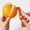 🔥 Orange_Hot#608, variant on Orange Peeler Tool | Stainless Steel Blade & Non-Slip ABS Handle | Compact Portable Fruit Skin Remover | Effortless Citrus Peeling | 1 Piece | 7.2x3x1cm | Durable & Easy to Clean