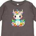 thumbnail image 4 of Inktastic Girl Dragon Girls Long Sleeve Toddler T-Shirt, 4 of 5