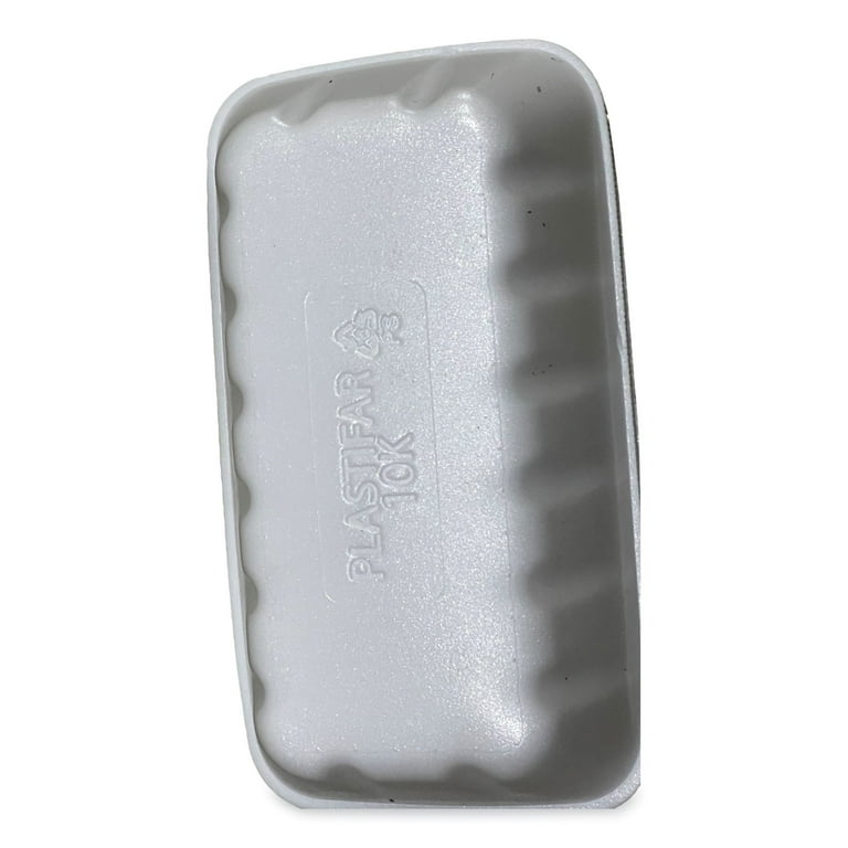 Meat Trays, #10K, 10.75 x 5.95 x 1.87, White, 250/Carton Meat Trays, #10K, 10.75 x 5.95 x 1.87, White, 250/Carton