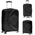 thumbnail image 1 of Hawaii Turtle Map Polynesian Luggage Cover - Gray - Circle Style, 1 of 3