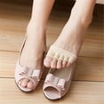 thumbnail image 2 of Open Five Toe Socks Peep Toe Forefoot Cushions Yoga Pilates Ballet Dance Pads, 2 of 7