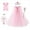Pink, variant on Princess Dress up Clothes, 7Pcs Princess Cape with Crown, Princess Dresses for Birthday Gift
