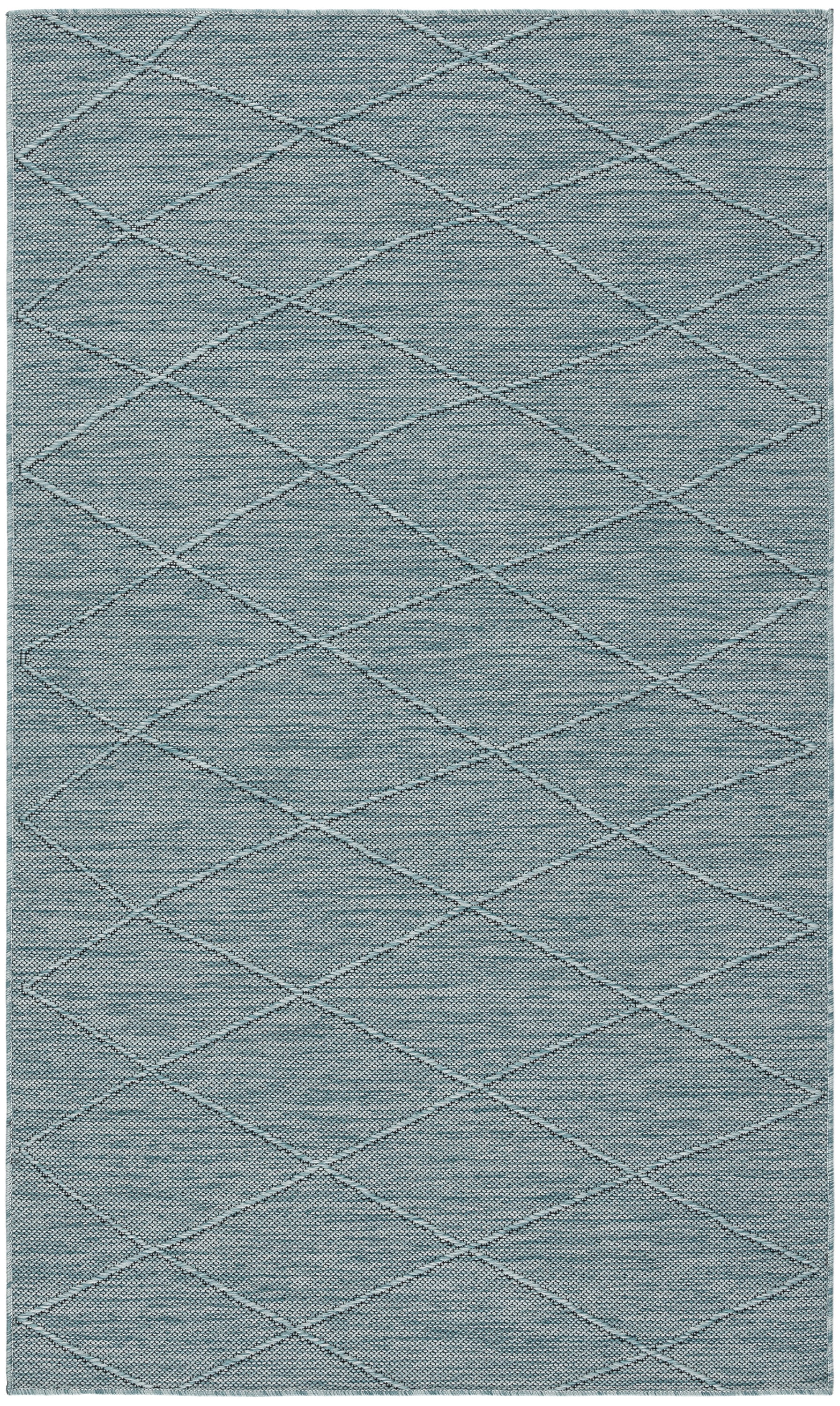 Nourison Practical Solutions Outdoor Aqua 3' x 5' Area Rug (3x5)