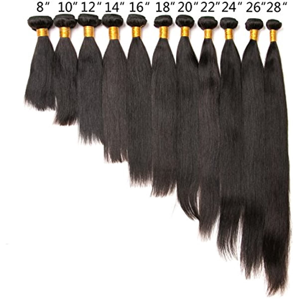 Straight Hair Brazilian Silky Straight Human Hair Weave Bundles Natural Black 1/3 pcs/lot 100% Human Hair Bundles Remy Hair Extension