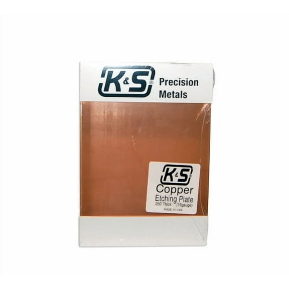 Copper Etching Plate - 4" x 6", 0.50