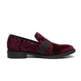 thumbnail image 3 of Mocasines de Vestir para Hombre Bruno Marc en Cuero Charol Rojo, 3 of 6