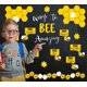 thumbnail image 5 of JartenaAMCS Bee Summer con forma de tablón de anuncios, 95 unidades, con pegamento, 5 of 7