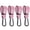 4 Pcs + Pink, variant on 4 Pcs Leather Stroller Hook, Mommy Stroller Clip, Stroller Accessories Organizer Hook, Metal Hook for Strollers/Walkers/Mobility Scooter/Wheelchair/Rollator(Pink)