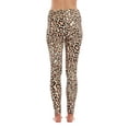 thumbnail image 3 of Just Love Ugly Christmas Holiday Leggings (Tan - Leopard, 1X), 3 of 3