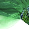 thumbnail image 3 of Arvbitana Women Mermaid Skirt Fancy Long Tail Dress with Asymmetric Mesh Panel, 3 of 6