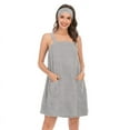 thumbnail image 2 of Eternatastic Womens Bath Shower Wrap Body Towel Wraps Spa Gym Pool Travel Bath Towels with Pockets, 2 of 7