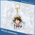 thumbnail image 4 of Llavero acrílico de Anime Kawaii ONE PIECE Monkey D Luffy Boa Hancock Ace con colgante de bolsa de dibujos animados Nami Shanks Chopper para niñas, 4 of 5