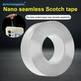 thumbnail image 3 of TIERPOP Clear Adhesive Tape Heavy Duty Reusable Double Sided Tape Picture Hanging Tape Easy to Carry for Various Surfaces, 3 of 10