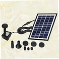 thumbnail image 3 of UPGRATOR Solar Fountain Pump Black Plastic Water Feature for Garden Pond Fish Tank 4W Floating, 3 of 7