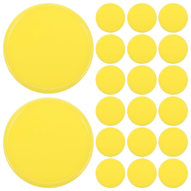 100pcs Colored Round Chips Game Counting Poker Chip Children Blank Chip Game Chip for Teaching