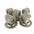 thumbnail image 1 of Stainless Steel Pen Holder, Strong Adhesive Clips with Adjustable Spring Loop, Fit any Size Pens, Use in Home Office Kitch Car, 5 Pack, 1 of 5