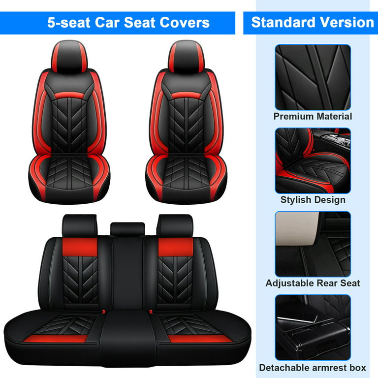 2022 Luxury Car Seat Cover Full Set Linen Car Headrest Pillow Auto Steering  Wheel Cover Cushion Car Seat Covers Set