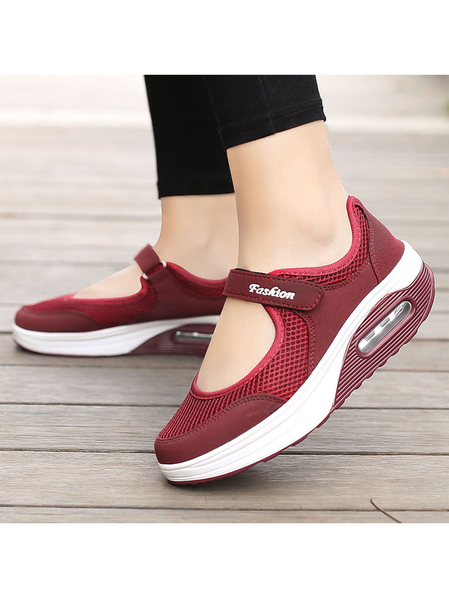 Womens Sneakers,Women's Comfortable Sneakers Working Nurse Shoes Non-Slip Breathable Lightweight Tennis Shoes 