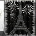thumbnail image 1 of ABPHQTO Grunge Torre Eiffel Edificios Monumentos Cortina de ducha 150x180 cm, 1 of 1