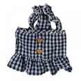 thumbnail image 6 of Taykoo Classic Plaid Dog Dress,with Hat Set, Cute Puppy Clothes Outfit, 6 of 6