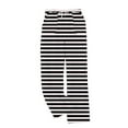 thumbnail image 6 of Women's Fleece Pajama Pants Casual Loose Drawstring Elastic High Waist Straight Leg Comfy Soft Lounge Pant with Pockets (M, Black), 6 of 7