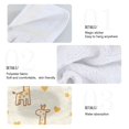 thumbnail image 4 of Haosy 2 Pack Kitchen Wash Cloths with Hanging Loops Absorbent Absorbent Quick Drying Hand Towels, Giraffe Yellow Heart Star, 4 of 7