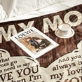 thumbnail image 4 of Gifts for Mom from Daughter, Mothers Day Birthday Gifts for Mom, Great Mother Gifts, Blanket Presents for Mother's Day, Christmas, Soft Cozy Flannel Custom Throw Blanket 60x50 Inches, 4 of 7