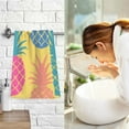 thumbnail image 7 of Pineapple on Yellow Cotton Face Towels Absorbent Hand Towel Soft Bathroom Towel for Kitchen Hotel Decoration, 7 of 7