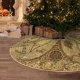 thumbnail image 5 of Rateoe World Map1 Pattern Christmas Tree Skirt with Ties , Christmas Tree Decorations, Farmhouse Christmas Decor Xmas Holiday Decorations-48", 5 of 6