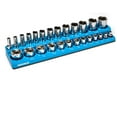 thumbnail image 4 of NEIKO 03972A Magnetic Socket Holder, 3/8” Drive, 1/4” to 1” SAE, Shallow & Deep Sockets Tray, Standard Socket Set Organizer, Socket Organizers for Toolboxes Trays, Scratch Free, High Visibility, 4 of 6