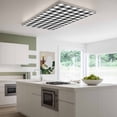 thumbnail image 3 of Black White Plaid Magnetic Fluorescent Light Covers for Ceiling Lights 2x4 Feet, Farmhouse Modern Art Checkered Office Classroom Kitchen Drop Ceiling Light Covers Lighting Filters Shade Panel 3 Packs, 3 of 9