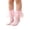 #A01-Pink, variant on Abcomgle Girls Ruffle Socks 10-12 Years Old, Big Ruffle Socks | Girls Princess Eyelet Lace Sock, Comfortable Cotton Frilly Sock for Daily Wear Red